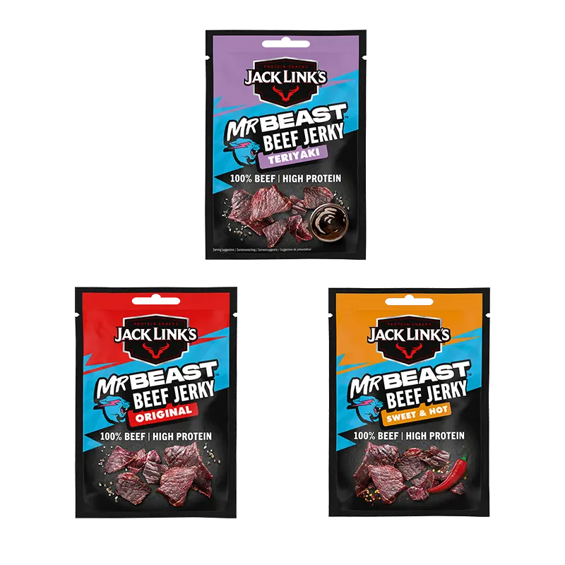 Mr beast Beef Jerky bundel