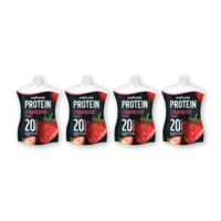 Melkunie Protein aardbei yoghurt 4-pack