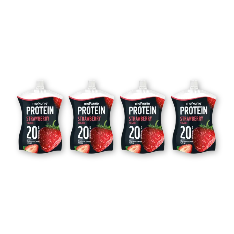 Protein aardbei yoghurt 4-pack