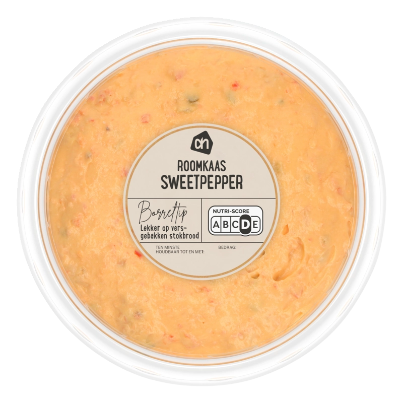 Roomkaas sweetpepper