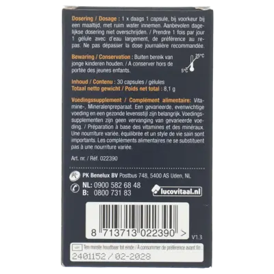 pdp-image-Lucovitaal Ogen, scherp zien & vochtbalans capsules