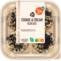 Een afbeelding van AH Cookie & cream slofjes