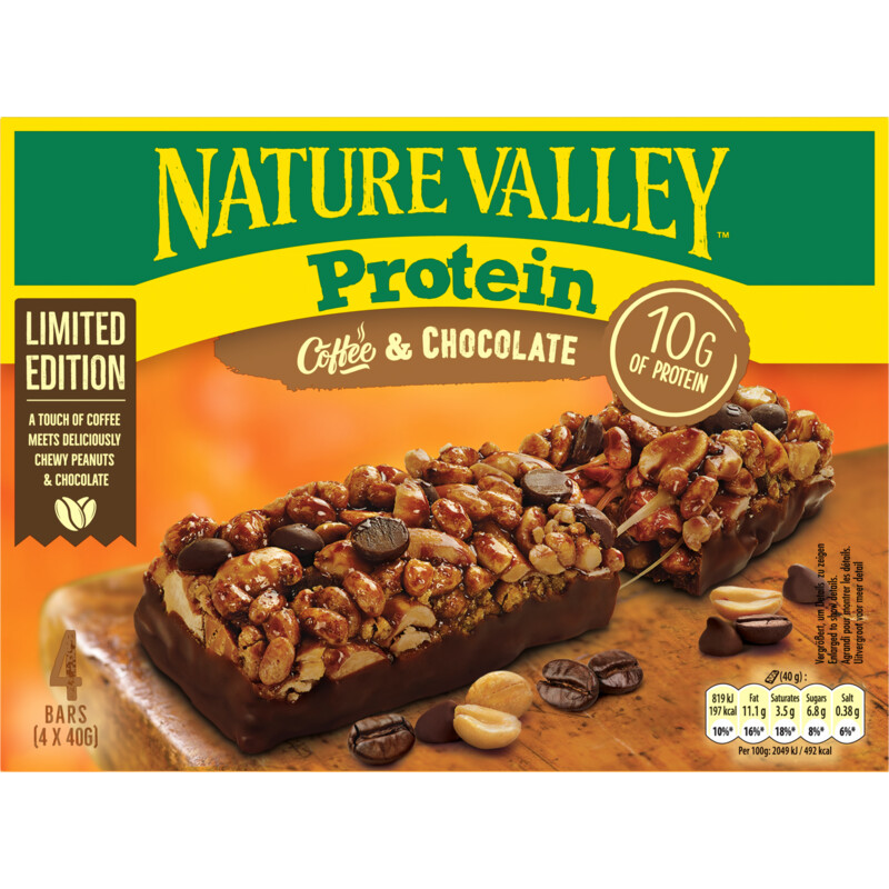 Een afbeelding van Nature Valley Protein coffee & chocolate