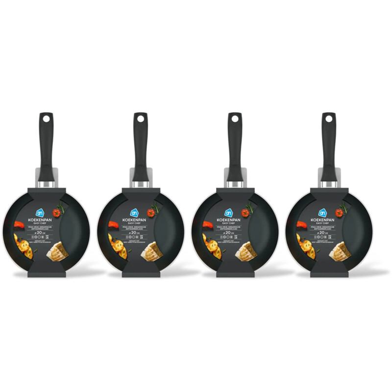 AH Koekenpan easy chef 20cm 4-pack