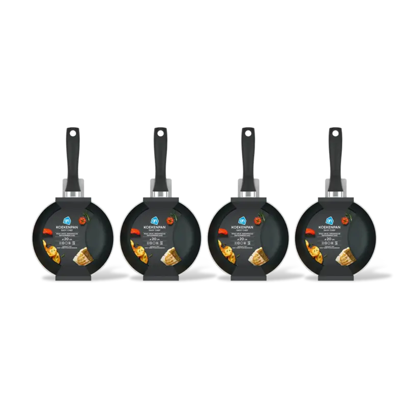 AH Koekenpan easy chef 20cm 4-pack