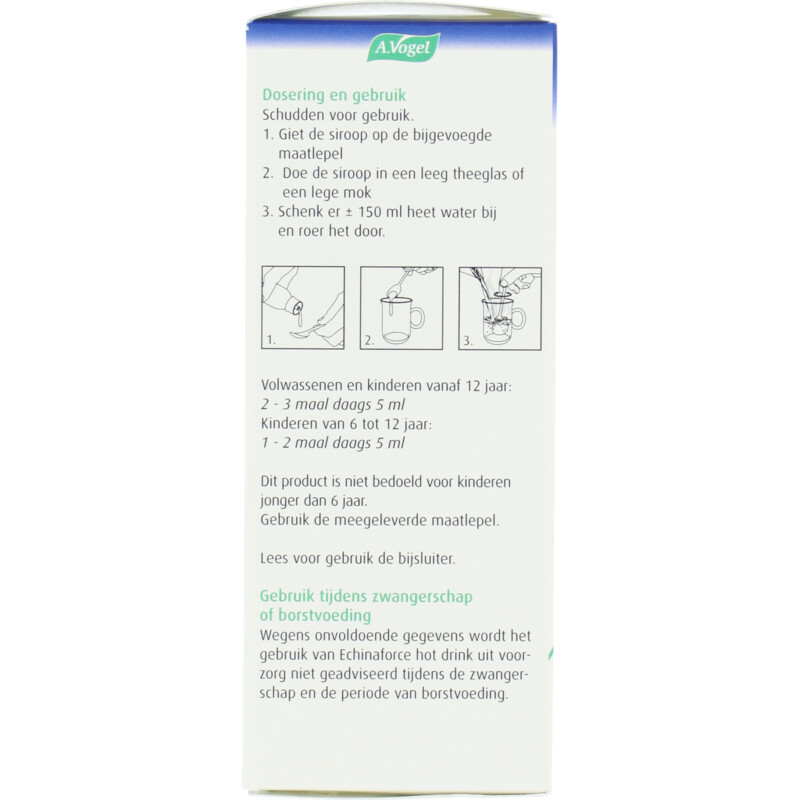 Een afbeelding van A.Vogel Echinaforce hot drink siroop