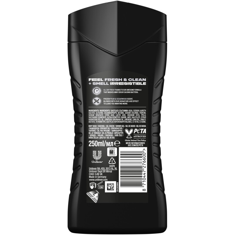 Een afbeelding van Axe Black showergel