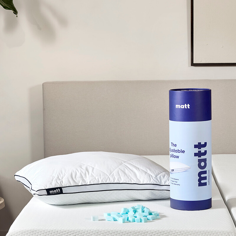 Een afbeelding van Matt Sleeps 2x het aanpasbare kussen