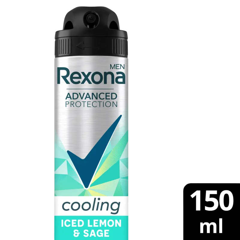 Men cooling iced lemon & sage spray