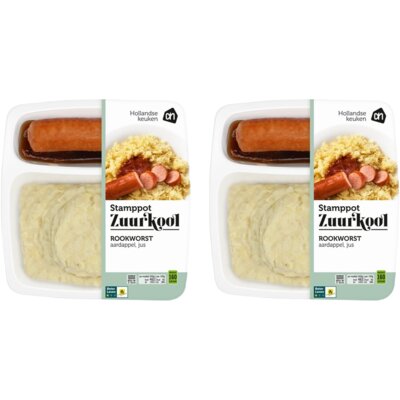 pdp-image-AH Stamppot zuurkool rookworst 2-pack