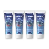 Oral-B B Pro junior tandpasta 6-12 jaar 4-pack