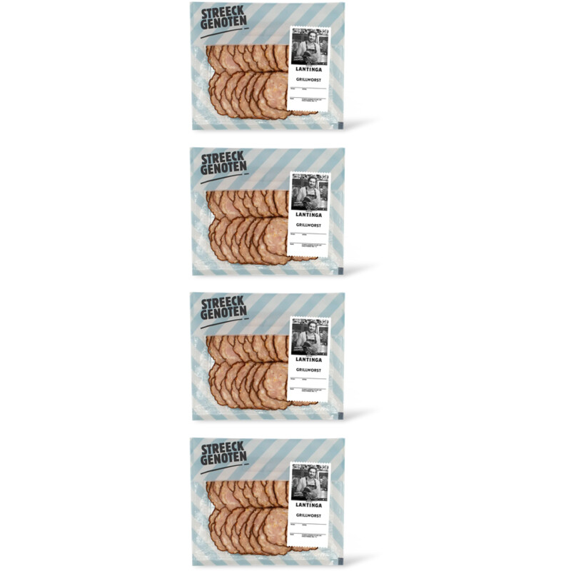 Streeckgenoten Grillworst 4-pck