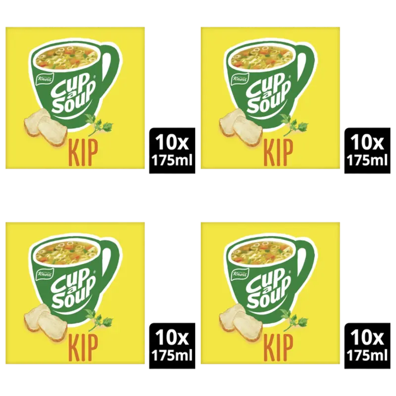 Knorr Cup-a-soup kip 10 pack 4-pack