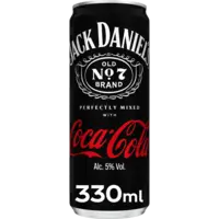 Jack Daniels Whiskey mixed with Coca-Cola