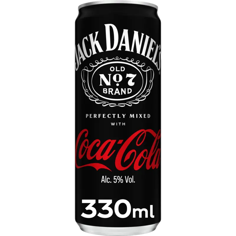 Jack Daniels Whiskey mixed with Coca-Cola