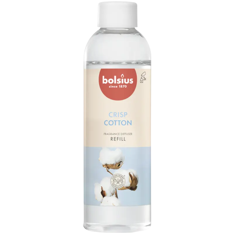 Bolsius Navulling geurstokjes crisp cotton