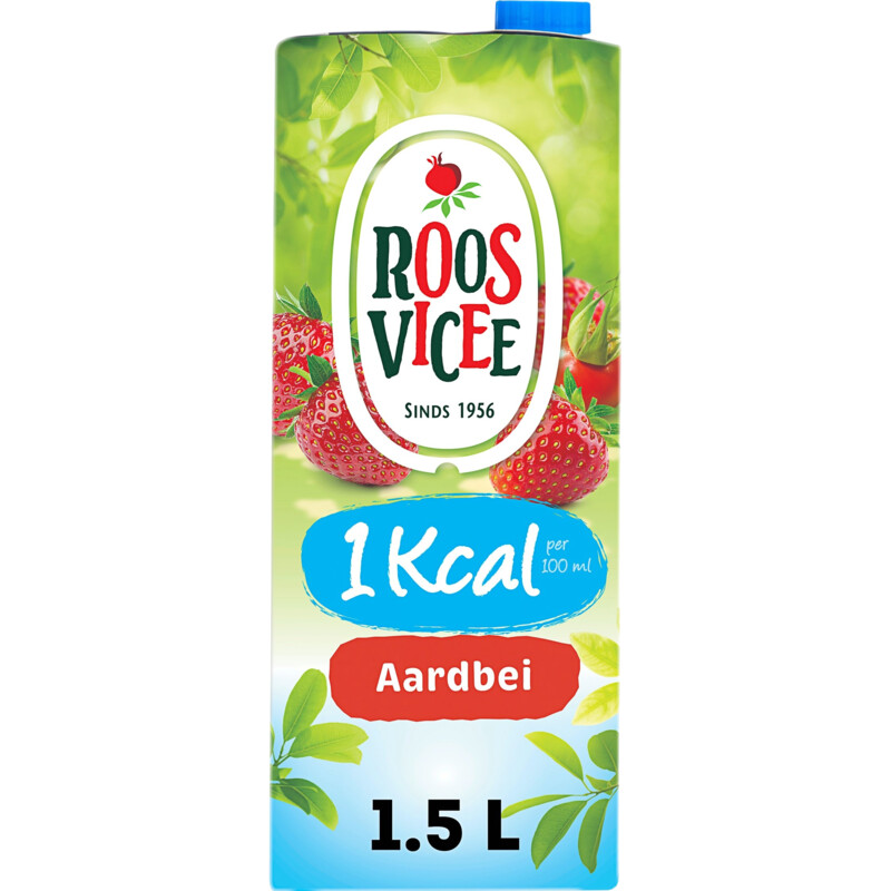 Een afbeelding van Roosvicee 1 kcal aardbei