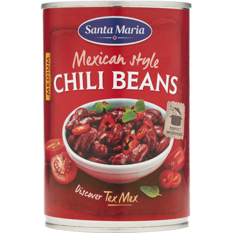 Een afbeelding van Santa Maria Mexican style chili bonen