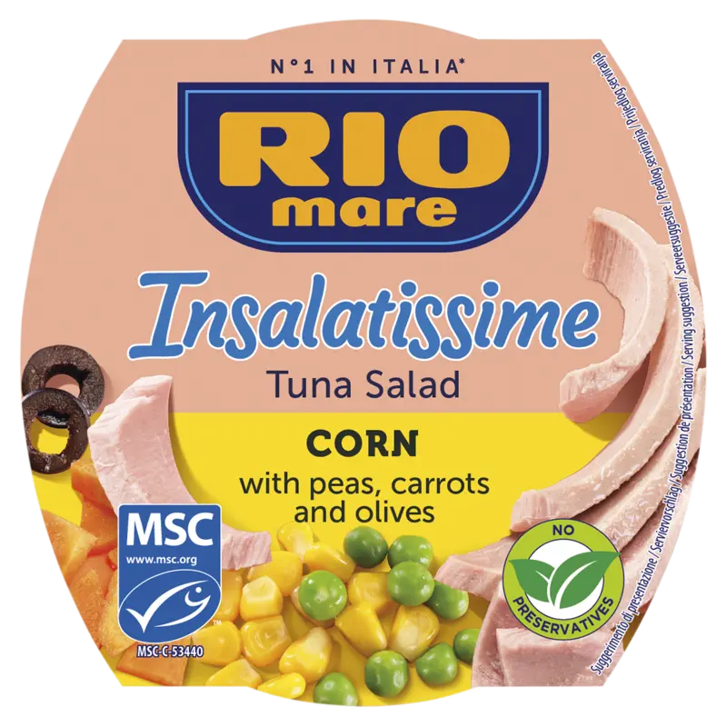 Rio Mare Insalatissime tuna salad mais