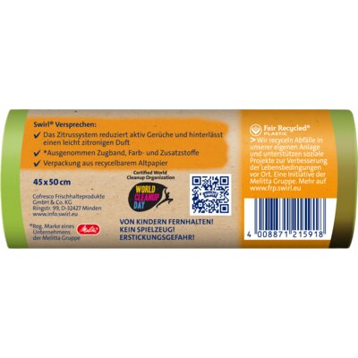 pdp-image-Swirl Vuilniszakken met actif fresh 20 liter