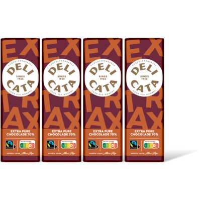 pdp-image-Delicata Reep extra pure chocolade 70% 4-pack