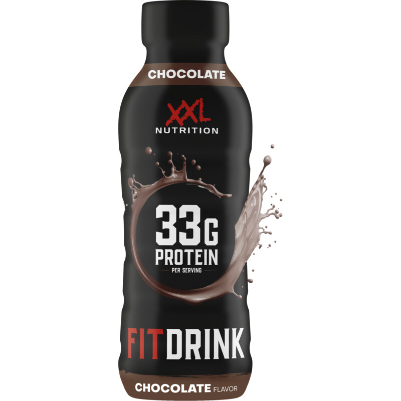 Een afbeelding van XXL Nutrition Fitdrink chocolate flavour