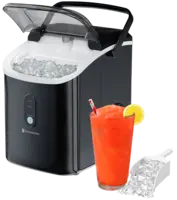 KitchenBrothers Ice cube maker machine black 1l