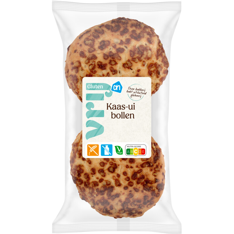 Een afbeelding van AH Glutenvrij Kaas-ui bollen