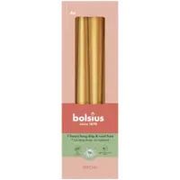 Bolsius Gotische kaarsen metallic golden orange