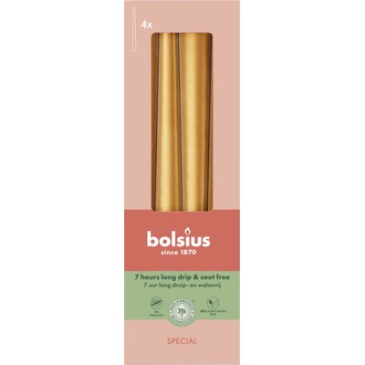 pdp-image-Bolsius Gotische kaarsen metallic golden orange