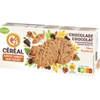 Een afbeelding van Céréal Chocolade hazelnootkoeken zonder suikers