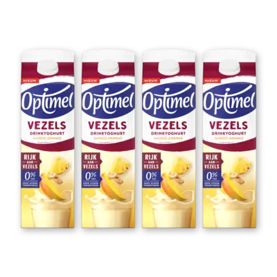 pdp-image-Optimel Drinkyoghurt vezels mango ananas 4-pack