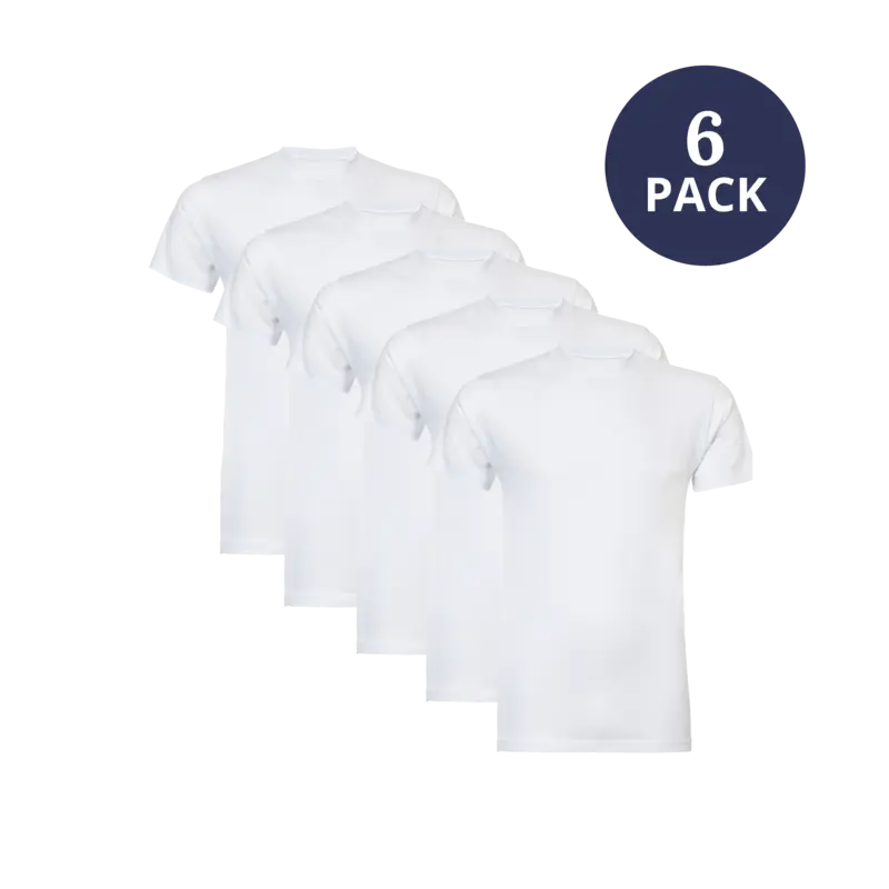 Ten Cate 3x 2-pack t-shirt wit S
