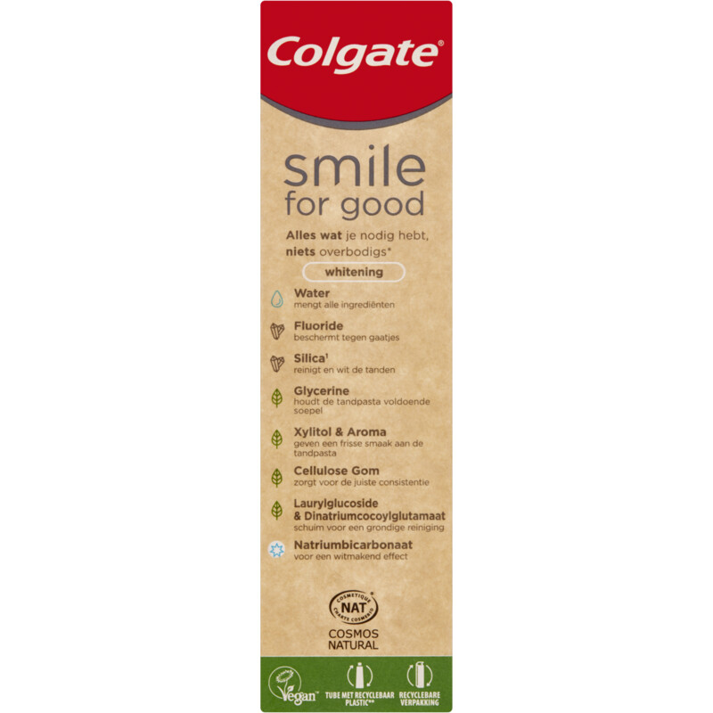 Colgate Smile For Good Whitening 75ml bestellen | Albert Heijn