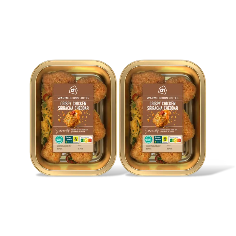 Crispy chicken sriracha cheddar 2-pack