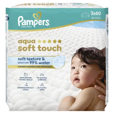 pdp-image-Pampers Aqua soft touch wipes 3-pack