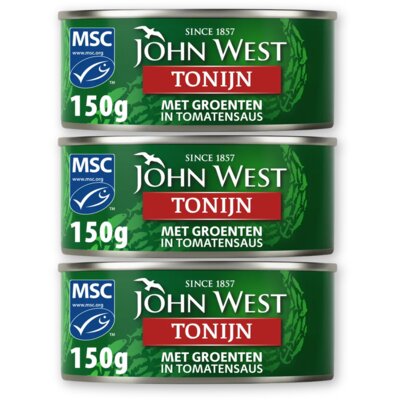 pdp-image-John West Tonijnstukken met groente 3-pack