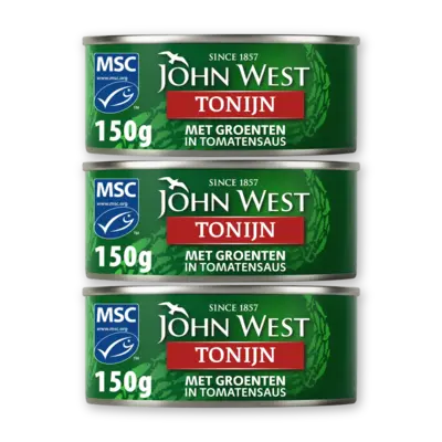 pdp-image-John West Tonijnstukken met groente 3-pack