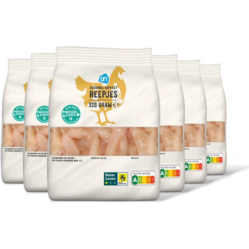 AH Kipfiletreepjes 6-pack
