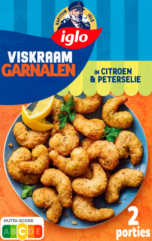 Viskraam Garnalen in Citroen en Peterselie Beslag
