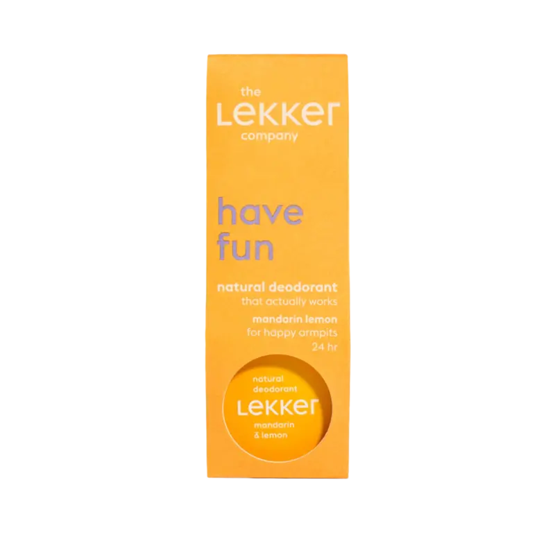 The Lekker Company Natural deodorant mandarin lemon