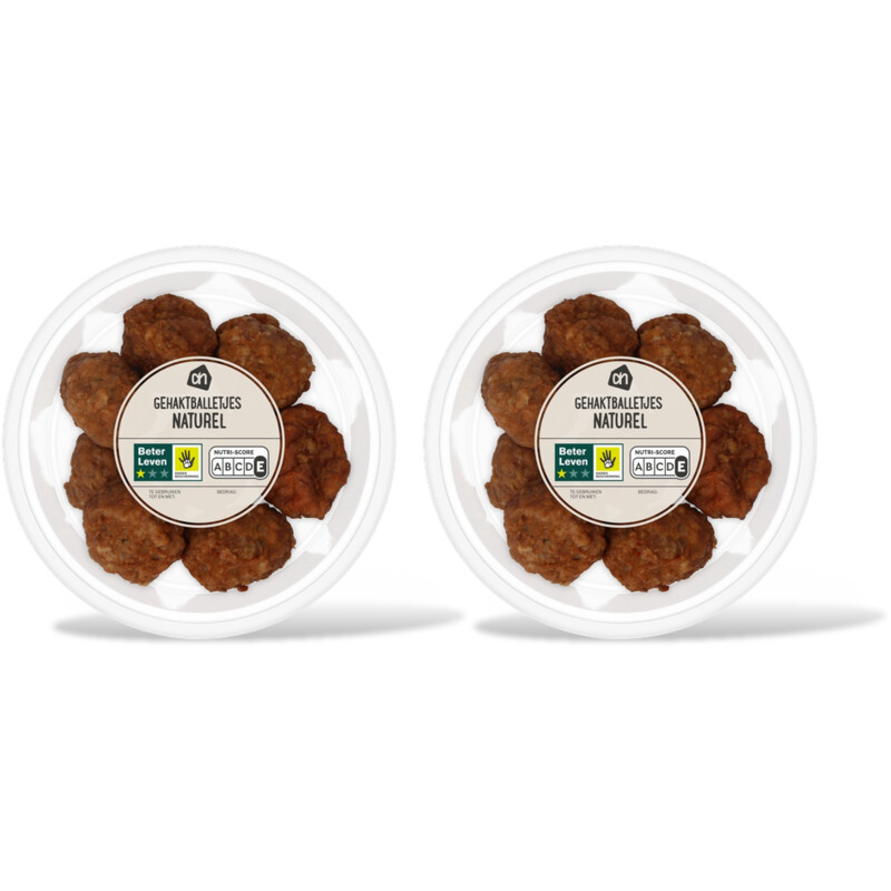 AH Gehaktballetjes naturel 2 pack