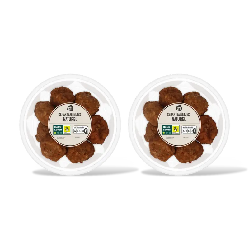 AH Gehaktballetjes naturel 2 pack