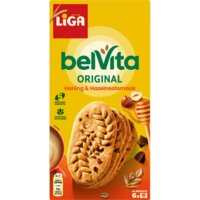 Een afbeelding van Liga Belvita honing & hazelnoot koekjes