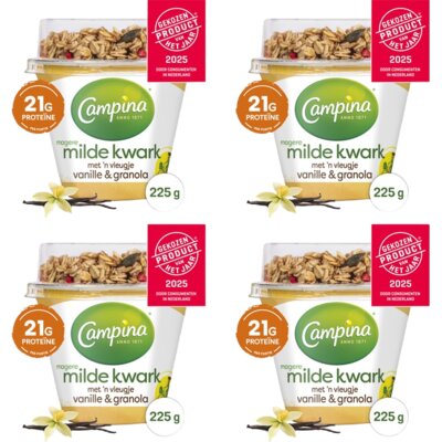 pdp-image-Campina kwark vanille & granola 4-pack