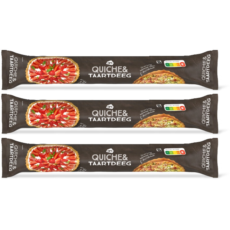 AH Quiche & taartdeeg 3-pack