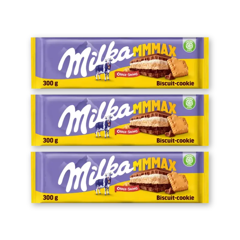 Mmmax choco-swing biscuit 3-pack