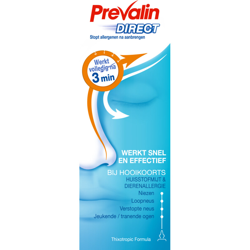 Een afbeelding van Prevalin Direct spray - hooikoorts
