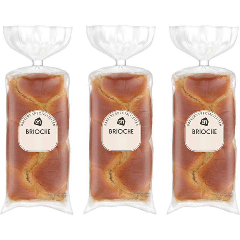 Een afbeelding van AH Brioche 3-pack