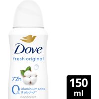Een afbeelding van Dove Original 0% deodorant spray